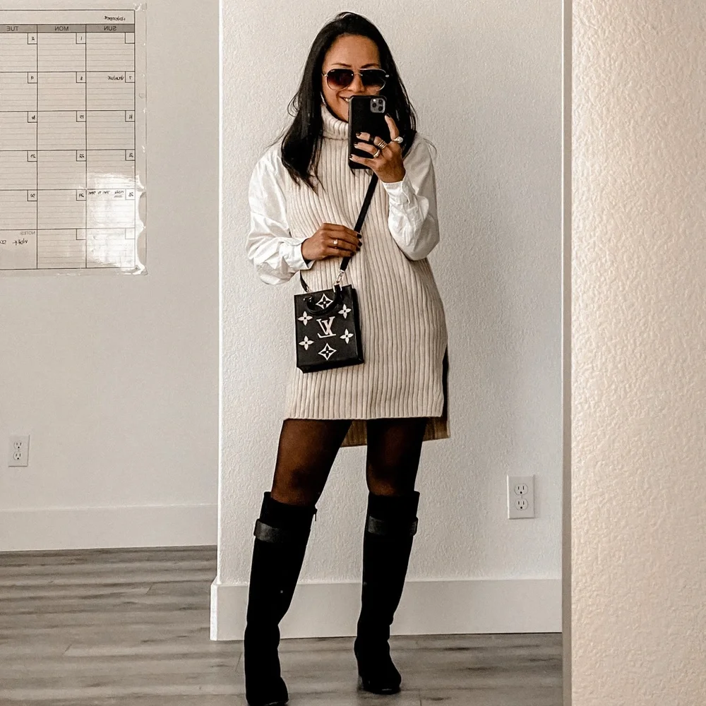 Louis Vuitton Petit Sac Plat in Black/Beige Monogram Empreinte Leather - Picture 6 of 9